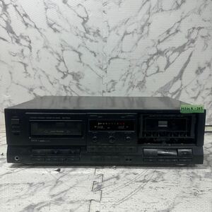 MYM4-145 激安 Panasonic STEREO DOUBLE CASSETTE DECK RS-TR515 ダブルカセットデッキ 通電OK 中古現状品 ※3回再出品で処分