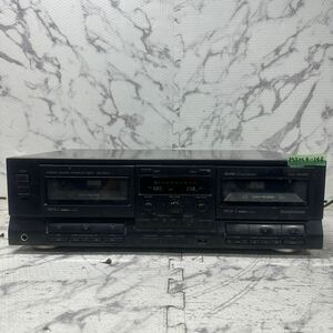 MYM4-148 激安 Panasonic STEREO DOUBLE CASSETTE DECK RS-TR515 ダブルカセットデッキ 通電OK 中古現状品 ※3回再出品で処分