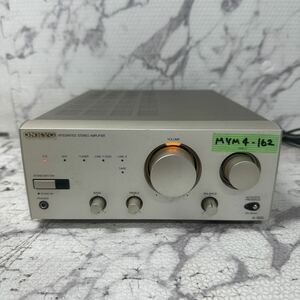 MYM4-162 激安 ONKYO INTEGRATED STEREO AMPLIFIER A-905 アンプ 通電OK 中古現状品 ※3回再出品で処分