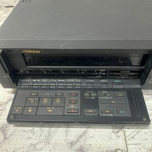 MYM4-186 激安 Victor Hi-Fi STEREO VIDEO CASSETTE RECORDER HR-S5000 ビデオデッキ 通電OK 中古現状品 ※3回再出品で処分の画像2