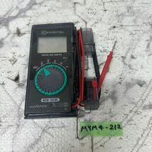 MYM4-212 激安 共立電気計器 KYORITSU カード型デジタルマルチメータ KEW 1019R 動作未確認 中古現状品 ※3回再出品で処分_画像1