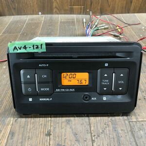 AV4-121 super-discount car stereo CD player SUZUKI clarion PS-3567 39101-63R00 9040214 CD FM/AM body only simple operation verification ending used present condition goods 