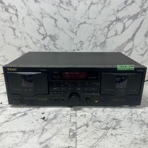 MYM4-266 激安 TEAC DOUBLE CASSETTE DECK W-760R ダブルカセットデッキ 通電OK 中古現状品 ※3回再出品で処分の画像1