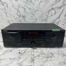 MYM4-266 激安 TEAC DOUBLE CASSETTE DECK W-760R ダブルカセットデッキ 通電OK 中古現状品 ※3回再出品で処分_画像1