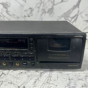 MYM4-267 激安 PIONEER STEREO DOUBLE CASSETTE DECK T-W05SR ダブルカセットデッキ 通電OK 中古現状品 ※3回再出品で処分の画像4