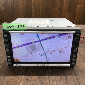 AV4-174 激安 カーナビ TOYOTA ND3N-D53 999-08470-G9-140 CQ-XD0301C DVDナビ CD 本体のみ 簡易動作確認済 中古現状品