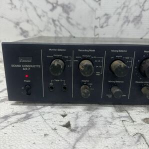 MYM4-328 激安 Sansui SOUND CONSOLETTE AX-7 サウンドコンソレット 通電OK 中古現状品 ※3回再出品で処分の画像2