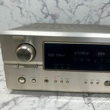 MYM4-396 激安 DENON AV SURROUND AMPLIFIER AVC-1890 AVアンプ 通電OK 中古現状品 ※3回再出品で処分_画像2