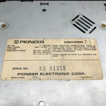 AV4-290 激安 カーステレオ テープデッキ Carrozzeria Pioneer KEH-5100 KB01358 カセット FM/AM 通電未確認 ジャンク_画像5