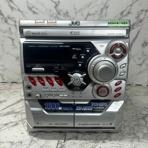 MYM4-483 激安 JVC COMPACT COMPONENT SYSTEM MX-K350V ミニコンポ 動作未確認 中古現状品 ※3回再出品で処分の画像1