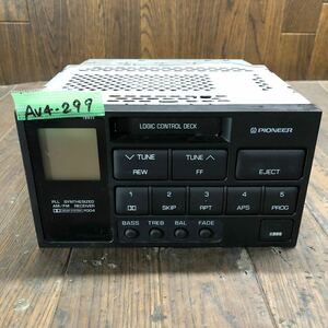 AV4-299 激安 カーステレオ テープデッキ TOYOTA Pioneer 86120-2A090 KEH-8131ZT JL0093402 カセット FM/AM 通電未確認 ジャンク