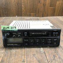 AV4-358 激安 カーステレオ テープデッキ MITSUBISHI ORPHES 39101-60C00 RX-777 34M0712 97030038A カセット FM/AM 通電未確認 ジャンク_画像1