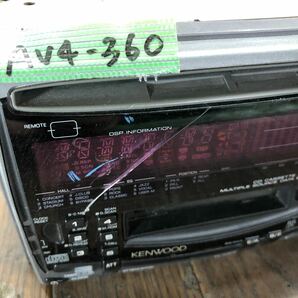 AV4-360 激安 カーステレオ KENWOOD DPX90 41102097 CD カセット FM/AM プレーヤー レシーバー 通電未確認 ジャンクの画像2