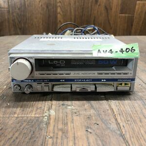 AV4-406 super-discount car stereo Nissan HITACHI Hitachi LO-D MD-B3 51132610Q cassette tape deck car component stereo old car electrification not yet verification Junk 