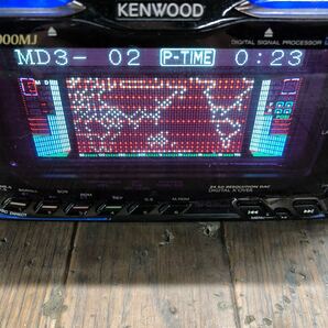 AV4-410 激安 カーステレオ KENWOOD DPX-9000MJ CD MD FM/AM 3MDチェンジャー デッキ プレーヤー 本体のみ 簡易動作確認済み 中古現状品の画像5