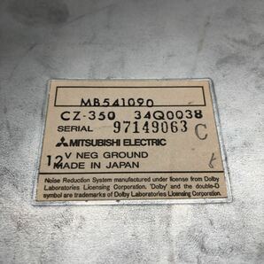 AV4-429 激安 カーステレオ テープデッキ MITSUBISHI MB541090 CZ-350 34Q0038 97149063 カセット FM/AM 通電未確認 ジャンクの画像4