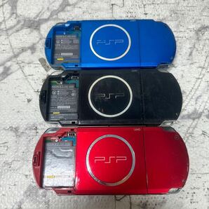 MYG-1553 激安 ゲー厶機 PSP 本体 SONY PSP-3000 通電、起動OK 3点 まとめ売り ジャンク 同梱不可の画像5