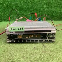 AV4-589 激安 カーステレオ KENWOOD RX-480CD 11000329 CD CDプレーヤー FM/AM 本体のみ 簡易動作確認済み 中古現状品_画像1