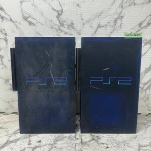 MYG-1667 激安 ゲー厶機 SONY PlayStation2 SCPH-50000 MB/NH 通電、電源OK 2点 まとめ売り PS2 ジャンク 同梱不可