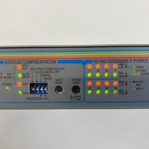 ★マウント金具付★ アライドテレシス GIGABIT ETHERNET SWITCH CentreCOM GS908XL 8ポート HUB ハブ スイッチングハブ レイヤー2の画像7