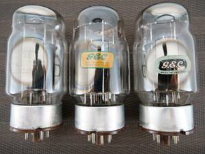 GEC KT88 3 pcs set operation verification ending tea color base sound out filament lighting vacuum tube Britain made G.E.C.ji-i-si-Made In England