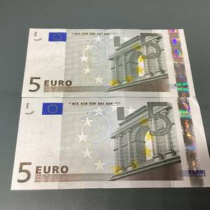 EU ヨーロッパ EURO ユーロ 紙幣 計430ユーロ (50ユーロ×3枚 20ユーロ×11枚 10ユーロ×5枚 5ユーロ×2枚)の画像8