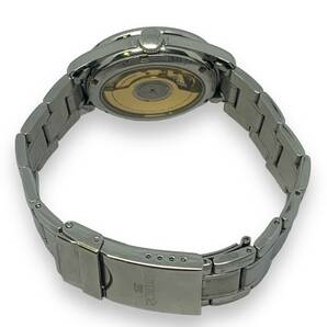 ■稼働品 RICHELIEU リシュリュー 81003 パワーリザーブ バックスケルトン 自動巻き/AT 純正SS シルバー メンズ 腕時計の画像6