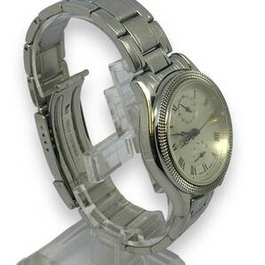 ■稼働品 RICHELIEU リシュリュー 81003 パワーリザーブ バックスケルトン 自動巻き/AT 純正SS シルバー メンズ 腕時計の画像5