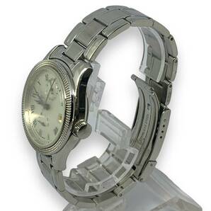■稼働品 RICHELIEU リシュリュー 81003 パワーリザーブ バックスケルトン 自動巻き/AT 純正SS シルバー メンズ 腕時計の画像3