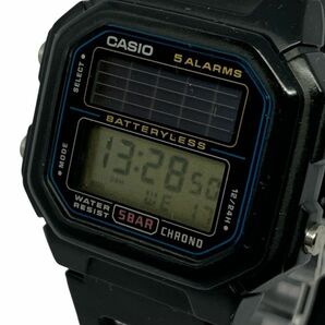 ■稼働品・美品・希少 CASIO カシオ AL-190W チープカシオ ソーラー充電 デジタル 生産終了モデル 腕時計の画像2