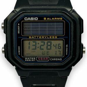 ■稼働品・美品・希少 CASIO カシオ AL-190W チープカシオ ソーラー充電 デジタル 生産終了モデル 腕時計の画像1