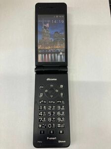 【中古、ジャンク】ドコモ ガラケー docomo P-01J Black 