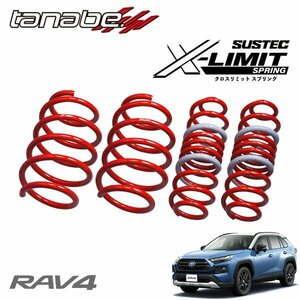 tanabe タナベ X-LIMIT クロスリミット スプリング 1台分セット RAV4 AXAH54 R3.12～ A25A-FXS 4WD 2500 HV ハイブリッドX