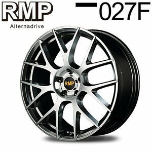 MID RMP 027F (ハイパーメタルコート/ミラーカット) アルミホイール4本セット 17×7.0J 5H PCD100 +50