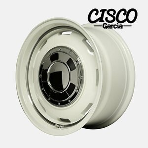 MID Garcia CISCO シスコ (オールドイングリッシュホワイトリムヴァーレイポリッシュ) アルミホイール4本セット 15×4.5J 4H PCD100 +45