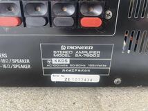 PIONEER SA-7800 Ⅱ SA-7800II ステレオアンプ STEREO AMPLIFIER オーディオ機器 プリメインアンプ パイオニア Pioneer 【ジャンク品】_画像8