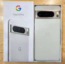 【美品】google Pixel 8 pro 128GB Porcelain【SIMフリー】_画像1