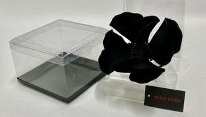  new goods unused tag attaching *YOSHIE INABA[ Yoshie Inaba ] velour corsage ( black )