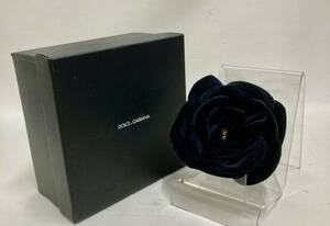  new goods unused tag attaching *DOLCE&GABBANA[ Dolce & Gabbana ] velour corsage ( black )