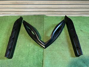 水上バイク KAWASAKI カワサキ OEM Front nose cover Black Ultra LX 310R ウルトラ サイドエアロ フロントエアロ グリル 3点セット 左右