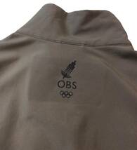 HELLY HANSEN ヘリーハンセン ソフトシェルジャケット ナイロンジャケット ブラウン系 OBS オリンピック 刺繍ロゴ メンズ XXL_画像6