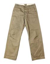 Buzz Rickson's バズリクソンズ M43035 EARLY MILITARY CHINOS 1945 MODEL チノパン パンツ U.S. ARMY ベージュ 30 東洋エンタープライズ_画像1