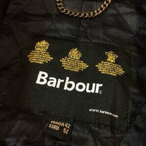 Barbour バブアー Flint Sports Jacket ウール ジャケット スポーツジャケット コート ダークネイビー系 メンズ 42の画像7