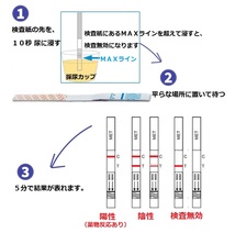 ２回分　高精度 [覚せい剤専用] 覚醒剤検査 覚せい剤検査 覚せい剤尿検査 覚醒剤尿検査 違法薬物検査キット 違法薬物尿検査キット_画像2