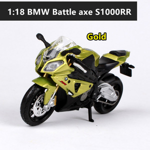 1:18 BMW Battle axe S1000RR バイク オートバイ 合金 模型 ミニカー