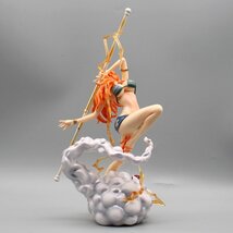 【送料無料】ONE PIECE ワンピース ナミ ゼウス 魔法の天候棒 29cm 海外限定 フィギュア 箱無し_画像5