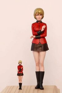 【送料無料】1/12 ガールズ&パンツァー ガルパン ダージリン GK フィギュア プラモデル ガレージキット 未塗装 未組立