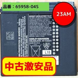 【中古】65958-04S　ハーレー純正　バイクバッテリー H-D AGM Original Equipment Battery《送料無料》【激安】（23AM）