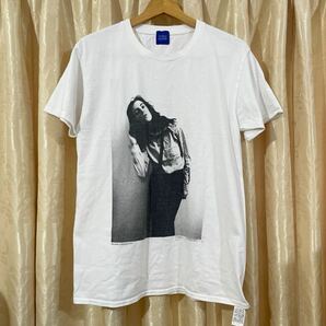 Patti Smith パティ・スミス 半袖Tシャツ bonjour records サイズM ホワイト パンクロックkevin cummins ケヴィン カミンズ フォト 