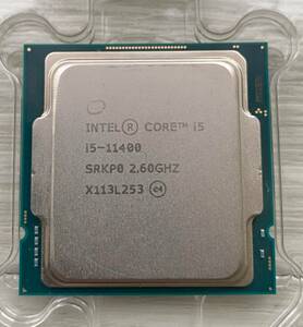 CPU Intel Core i5 11400 インテル BIOS,CPU-Z,CPU診断ツール、Cinebench で確認済み です。